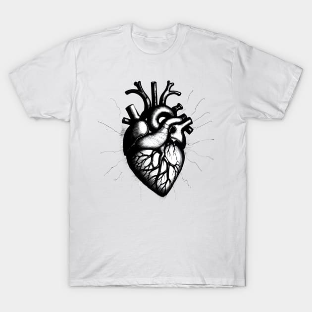 Human Heart T-Shirt by BloomBeyondShadows